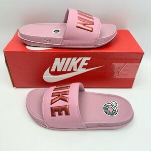 Nike Womens Offcourt Iron Clash Slide Elemental Pink/Metallic Red Bronze SIZE 7